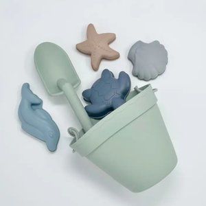 Silicone Beach and Sand Toy 6-Piece Set